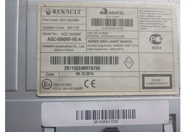 Radio cd 281155248R Dacia Logan 2 (2013 - 2016) - miniatura 3