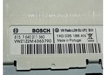 Radio cd 1k0035186an Volkswagen Golf 6 (2008 - 2015) - miniatura 5