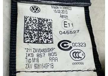 Centura siguranta spate 1k9857805 Volkswagen Golf 6 (2008 - 2015) - miniatura 4