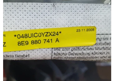 Airbag cortina stanga 8e9880741a Audi A4 B7 (2004 - 2008) - miniatura 3