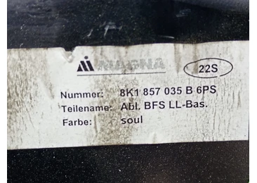Torpedou 8k1857035 Audi A4 B8/8K (2007 - 2011)