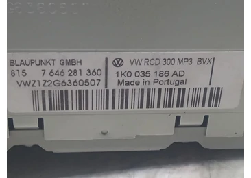 Radio cd 1k0035186AD Volkswagen Golf 5 (2003 - 2009) - miniatura 3