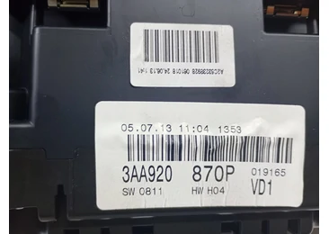 Ceasuri de bord 3aa920870p Volkswagen Passat B7 (2010 - 2015) - miniatura 3