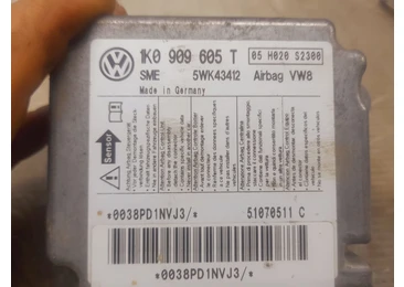 Calculator airbag 1k0909605T Volkswagen Golf 5 (2003 - 2009) - miniatura 3