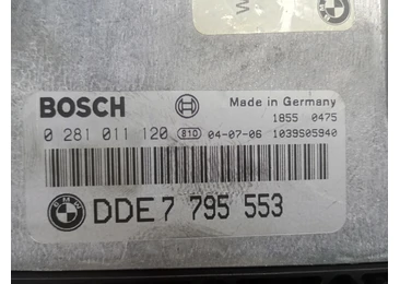 Calculator motor ECU 0281011120 BMW Seria 5 E60/E61 (2003 - 2007) - miniatura 3