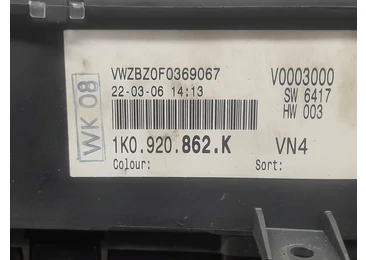 Ceasuri de bord 1k0920862k Volkswagen Golf 5 (2003 - 2009) - miniatura 3