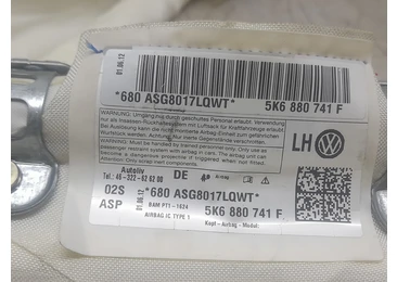 Airbag cortina stanga 5k6880741F Volkswagen Golf 6 (2008 - 2015) - miniatura 3