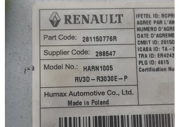 Radio cd 281150776R Dacia Logan 2 (facelift) (2017 - 2020) - miniatura 3