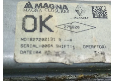 Macara geam dreapta spate 827202131R Dacia Sandero 2 (2013 - 2016) - miniatura 3