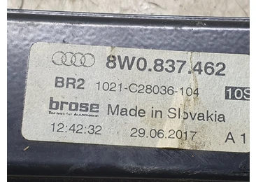 Macara geam dreapta fata 8w0837462 Audi A4 B9 (2015 - 2020) - miniatura 2