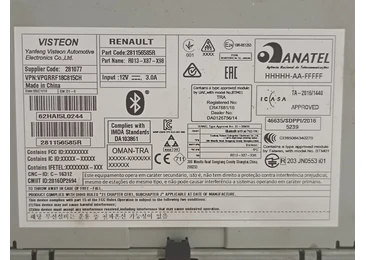 Radio cd 281156585r Renault Captur 1 (facelift) (2017 - 2019) - miniatura 3