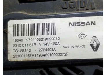 Alternator TG12S342 Dacia Logan 2 (facelift) (2017 - 2020) - miniatura 3