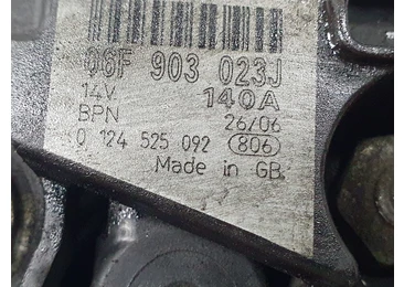 Alternator 0124525092 Volkswagen Polo 5 (6R) (facelift) (2014 - 2018) - miniatura 3