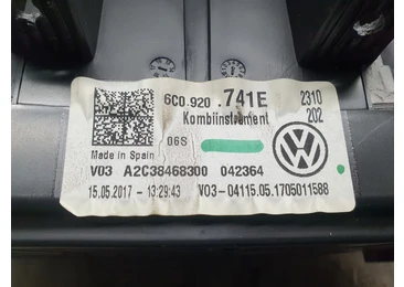 Ceasuri de bord 6c0920731e Volkswagen Polo 5 (6R) (facelift) (2014 - 2018) - miniatura 3
