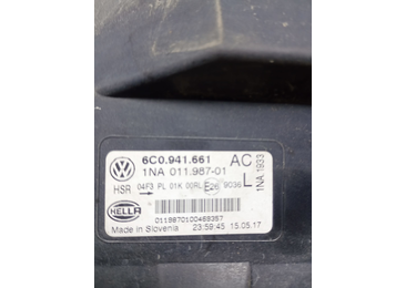 Proiector ceata stanga 6c0941661 Volkswagen Polo 5 (6R) (facelift) (2014 - 2018) - miniatura 3