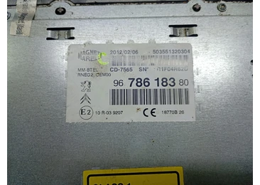 Radio cd 9678618380 ( Peugeot 508 1 (2010 - 2014) - miniatura 2