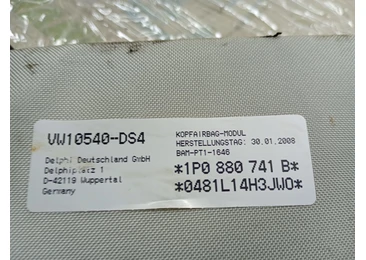 Airbag cortina stanga 1P0880741B Seat Leon 3 (5F) (2012 - 2016) - miniatura 4