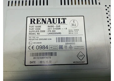 Navigatie 281151936r Dacia Duster 1 (facelift) (2013 - 2017) - miniatura 2
