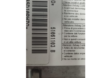 Calculator airbag 51061103b Volkswagen Golf 5 (2003 - 2009) - miniatura 3