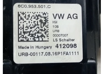 Ansamblu manete 6C0953501C Volkswagen Polo 5 (6R) (facelift) (2014 - 2018) 1.4 tdi CUSB