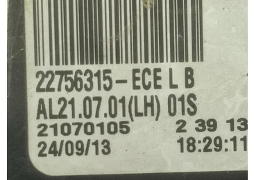 Stop stanga 22756315 Opel Insignia A (2008 - 2014) - miniatura 3