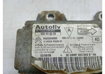 Calculator airbag 9665266080 Citroen C5 2 (2008 - 2017) - miniatura 3