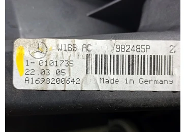 Motoras aeroterma A1698200642 Mercedes Benz B-Class W245 (2005 - 2008) - miniatura 3