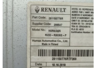 Radio cd 281150776R Dacia Logan 2 (2013 - 2016)