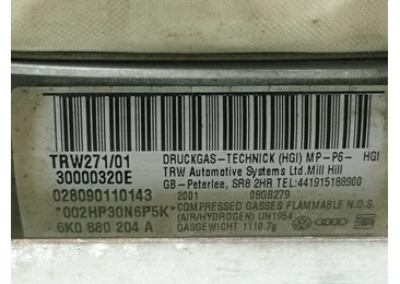 Airbag pasager 6K0880204A Seat Ibiza 2 (facelift) (1996 - 2002)