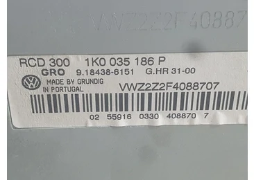 Radio cd 1k0035186P Volkswagen Passat B6 (2005 - 2010) - miniatura 2