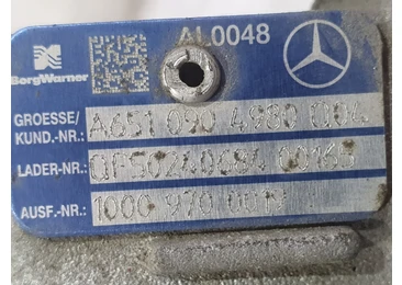Turbo turbina a6510904980 Mercedes Benz C-Class W204/S204 (2007 - 2012) - miniatura 2