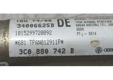Airbag cortina dreapta 3C0880742B Volkswagen Passat B6 (2005 - 2010) - miniatura 2