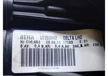 Motoras aeroterma u7253002 Opel Astra J (2009 - 2012) - miniatura 4
