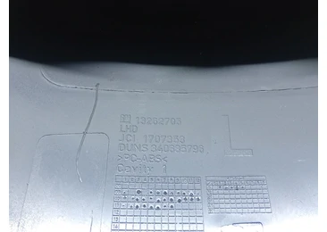 Ornament bord 13262705 Opel Astra J (2009 - 2012) - miniatura 4