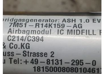 Airbag cortina dreapta 7M51 R14K159-AG Ford C-Max 1 (facelift) (2007 - 2010) 1.8 tdci