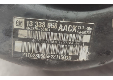 Tulumba frana 13338058 Opel Astra J (2009 - 2012)