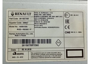 Radio cd 281150776R Dacia Logan 2 (facelift) (2017 - 2020) - miniatura 4