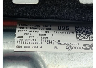 Airbag pasager 6R0880204 Volkswagen Polo 5 (6R) (2009 - 2015) - miniatura 4