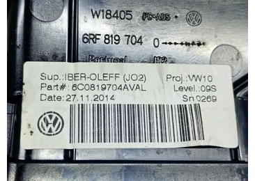 Grila ventilatie bord 6C0819704AVAL Volkswagen Polo 5 (6R) (2009 - 2015) - miniatura 3