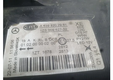 Far dreapta A6398202961 Mercedes Benz Vito W639 (facelift) (2010 - 2015)