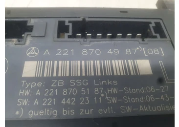 Modul confort A2218704987 Mercedes Benz S-Class W221 (2005 - 2009)