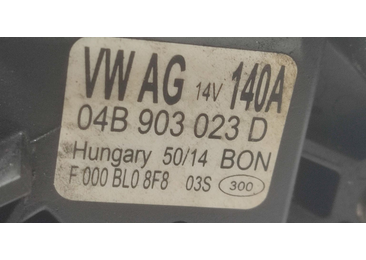 Alternator 04B903023D Volkswagen Polo 5 (6R) (2009 - 2015) - miniatura 3