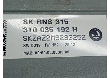Navigatie 3T0035192H ( Skoda Superb 2 (facelift) (2013 - 2015) - miniatura 4