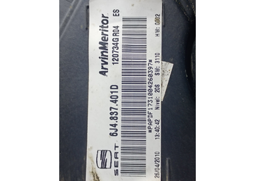 Macara geam stanga fata 6J4837401D Seat Ibiza 4 (6J) (2008 - 2012) - miniatura 4
