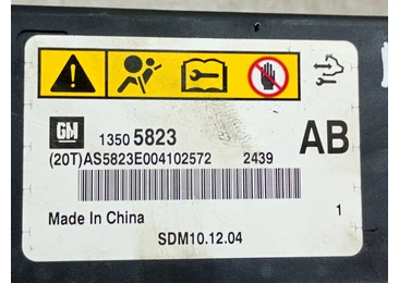 Calculator airbag 13505823 Opel Astra J (2009 - 2012) - miniatura 3