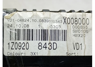 Ceasuri de bord 1Z0920843D Skoda Octavia 2 (facelift) (2008 - 2013) - miniatura 4