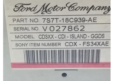 Radio cd 7S7T-18C939-AE Ford Mondeo MK4 (2007 - 2010) - miniatura 3