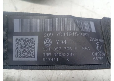Centura siguranta stanga fata 3C1857705F Volkswagen Passat B6 (2005 - 2010) - miniatura 4