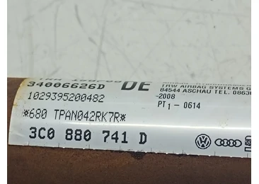 Airbag cortina stanga 3C0880741D Volkswagen Passat B6 (2005 - 2010) - miniatura 3