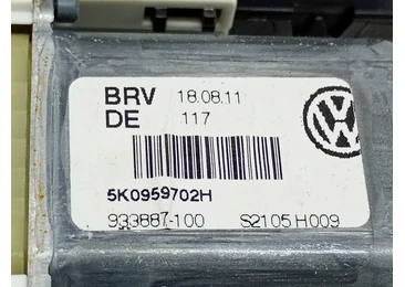 Motoras geam dreapta spate 5K0959702H Volkswagen Golf 6 (2008 - 2015) - miniatura 3